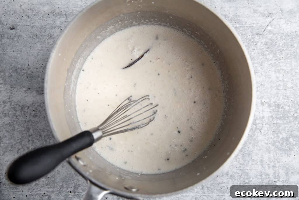 wet ingredients mixed with dry