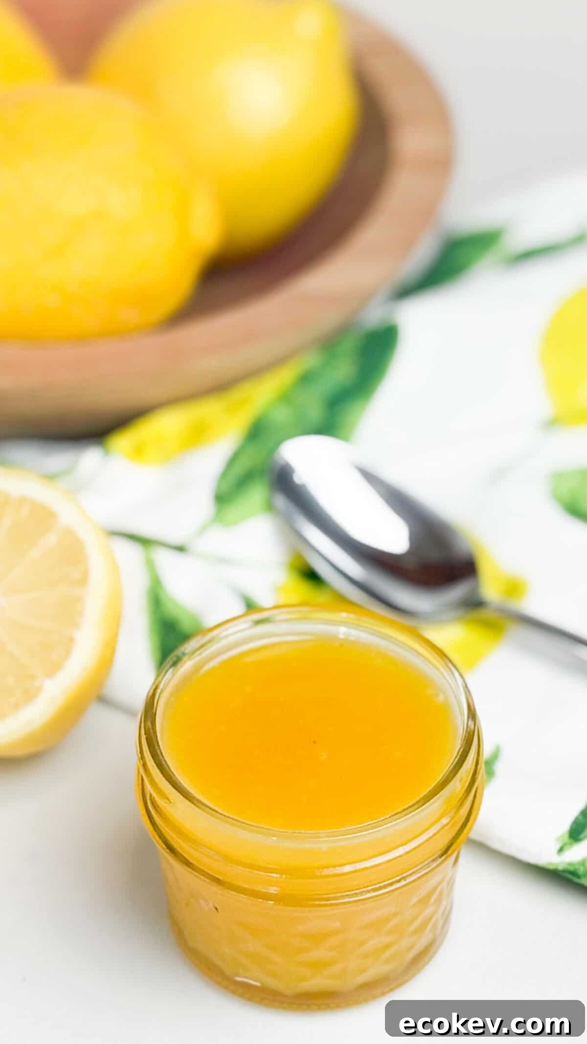Lemon curd, ready to enjoy.