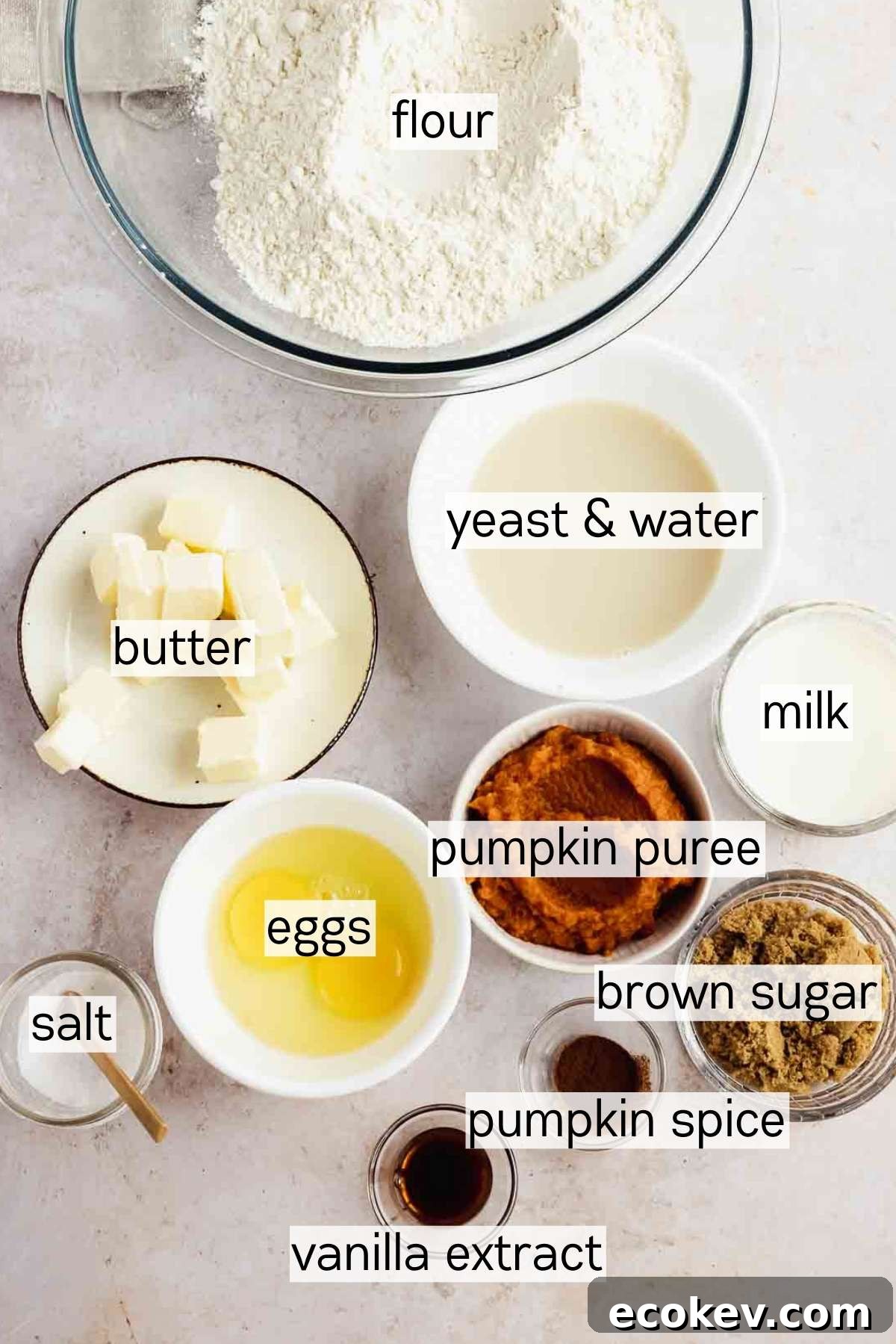 pumpkin donut ingredients