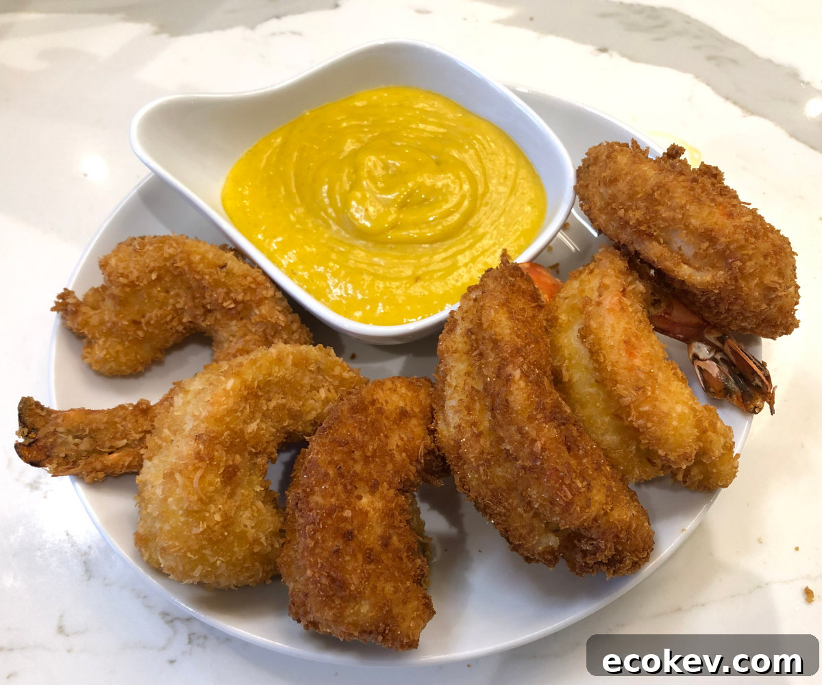 Coconut Shrimp with Mango Sauce