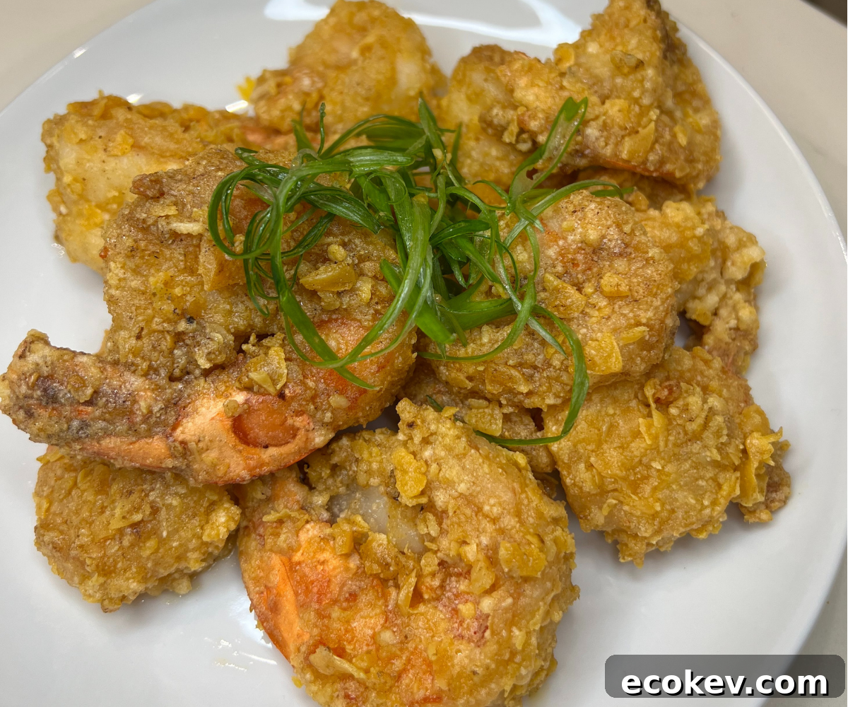 Salted Egg Yolk Fried Shrimp