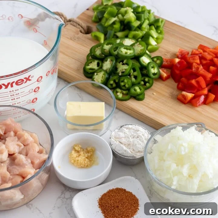 Ingredients to make rattlesnake pasta.