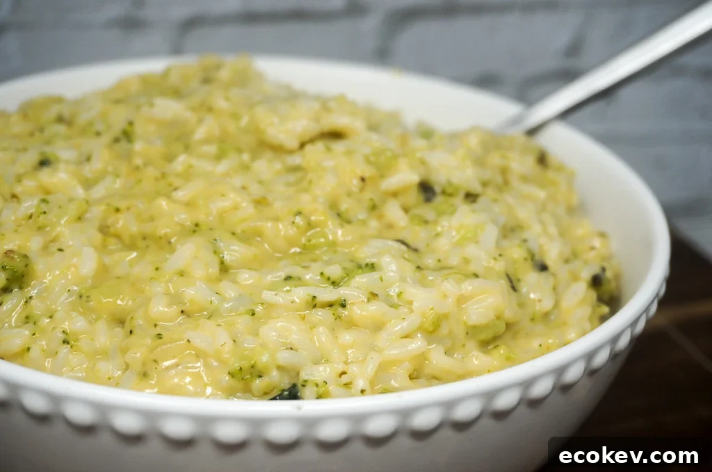 Cheesy Broccoli Rice Casserole