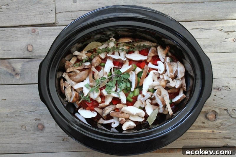 Prep for Slow Cooker Chicken Cacciatore