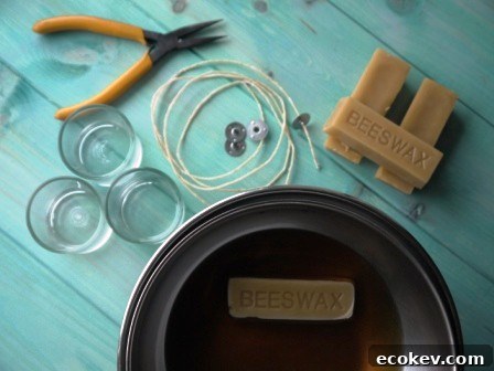 Melting Beeswax