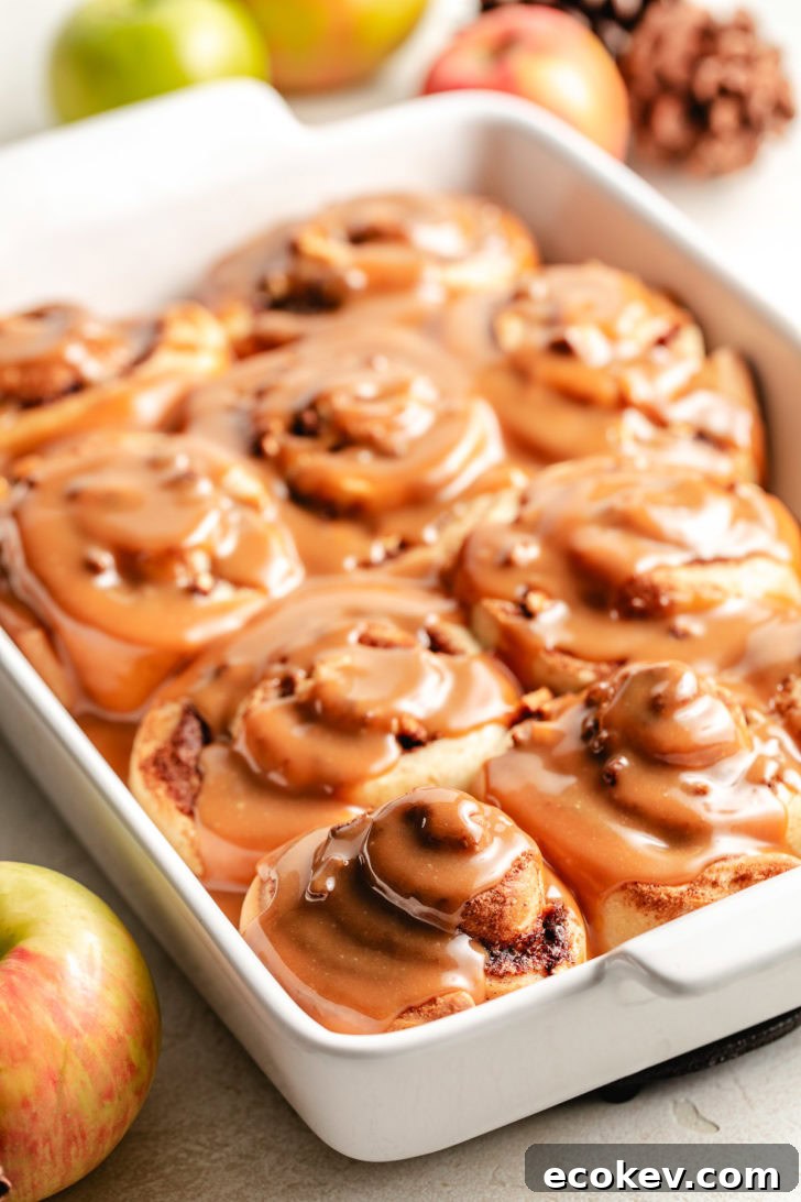 Pan filled with cinnamon rolls.