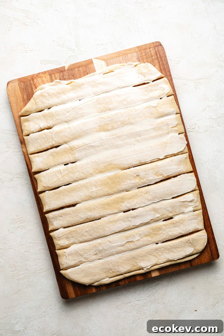 Dough topped with butter.
