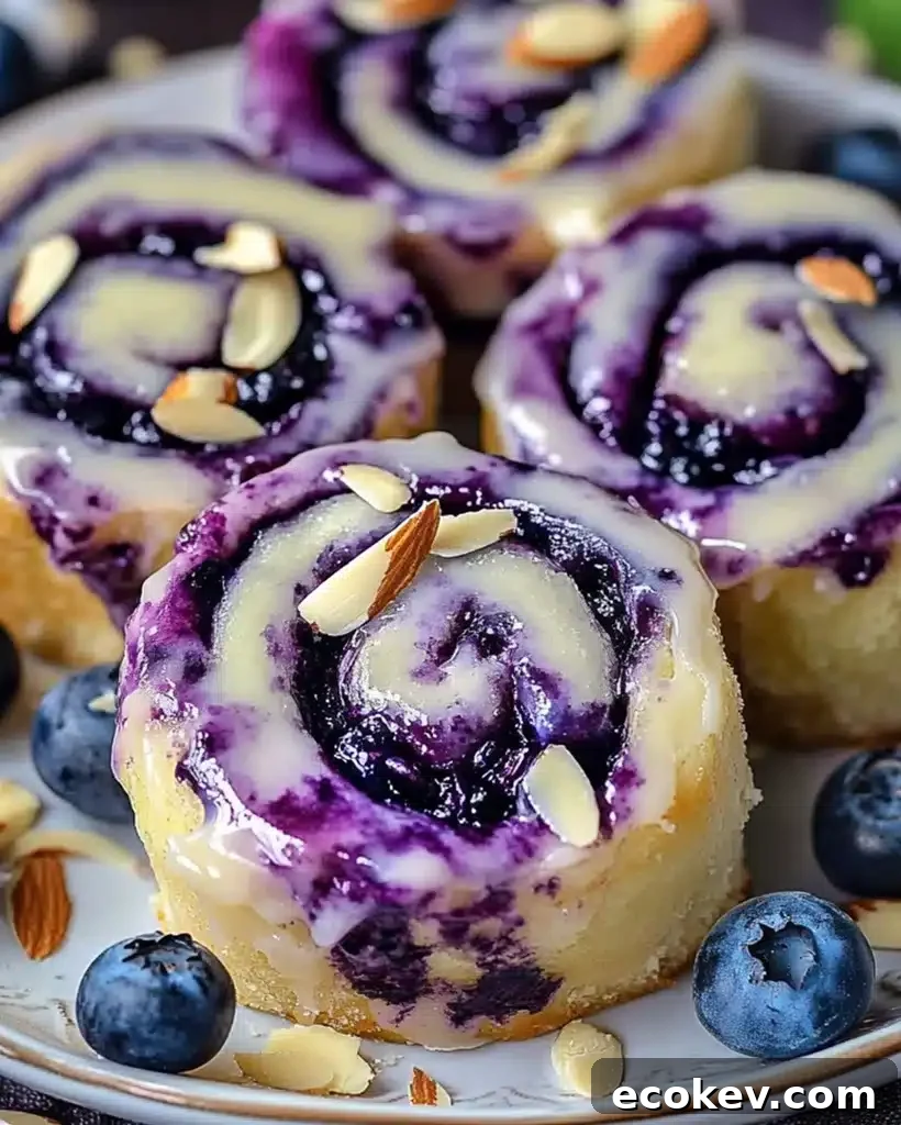 Blueberry Cheesecake Rolls