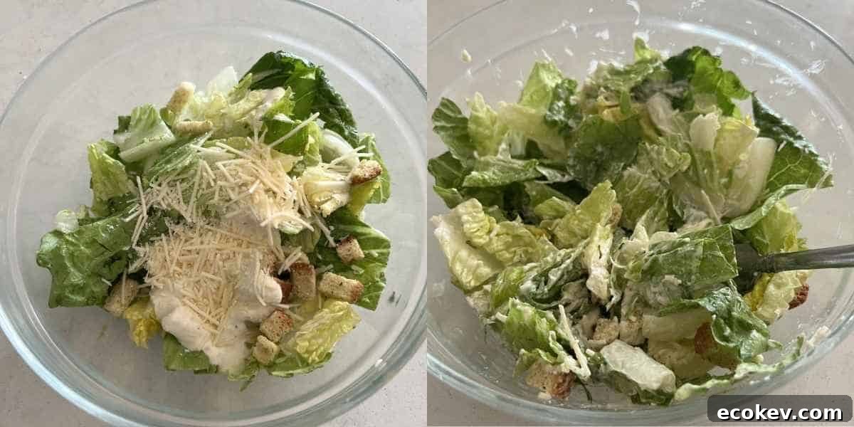 Ceasar salad dressing.