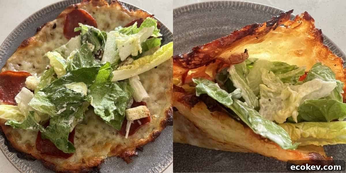 Viral Titkok pepperoni pizza ceasar wrap