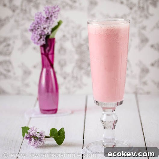 Raspberry Cantaloupe Lassi | Low-Carb, So Simple!