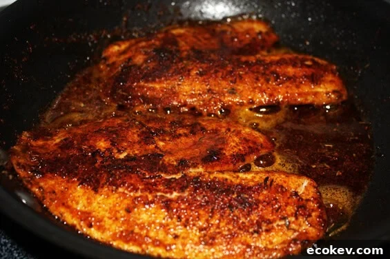 blackened-tilapia-cooking