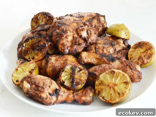 Spicy Chicken with Grilled Limes recipe