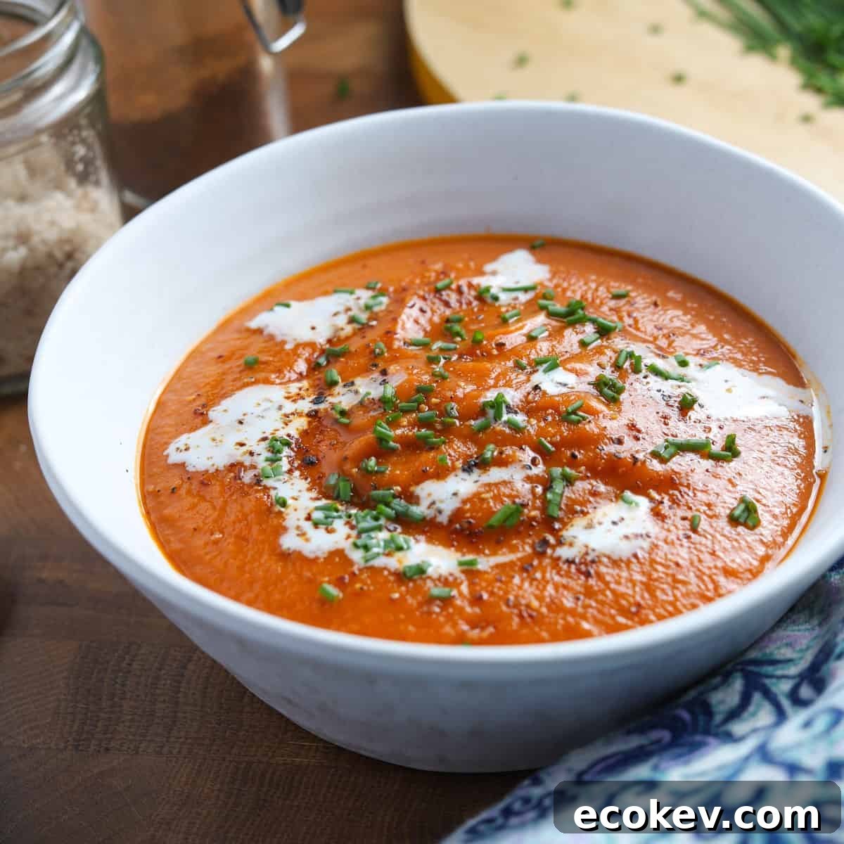 Tomato, Lentil and Butternut Squash Soup
