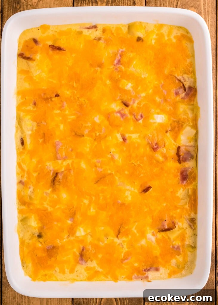 baked ham and potato casserole