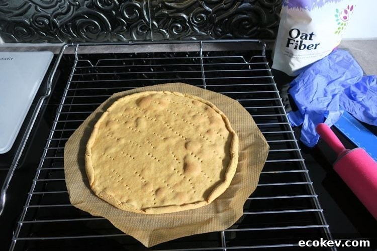 Low Carb, Dairy & Nut Free Thin Crust Pizza