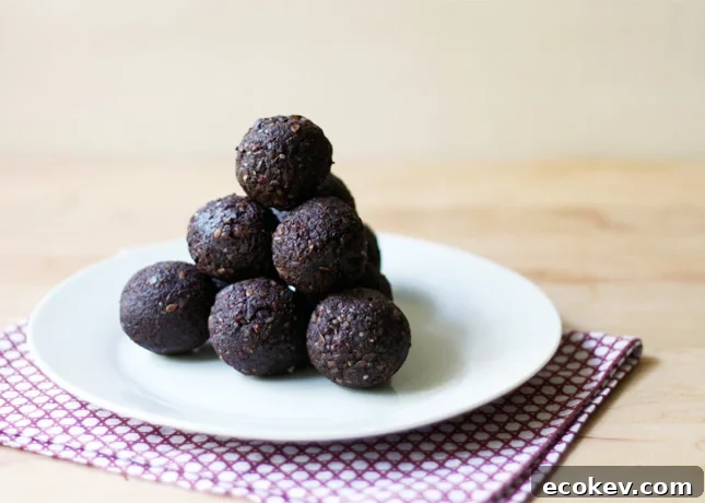 Raw Cocoa Bites / FoodNouveau.com