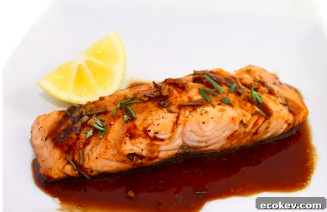 Balsamic glazed salmon