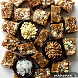 Coconut Milk Toffee Blondies