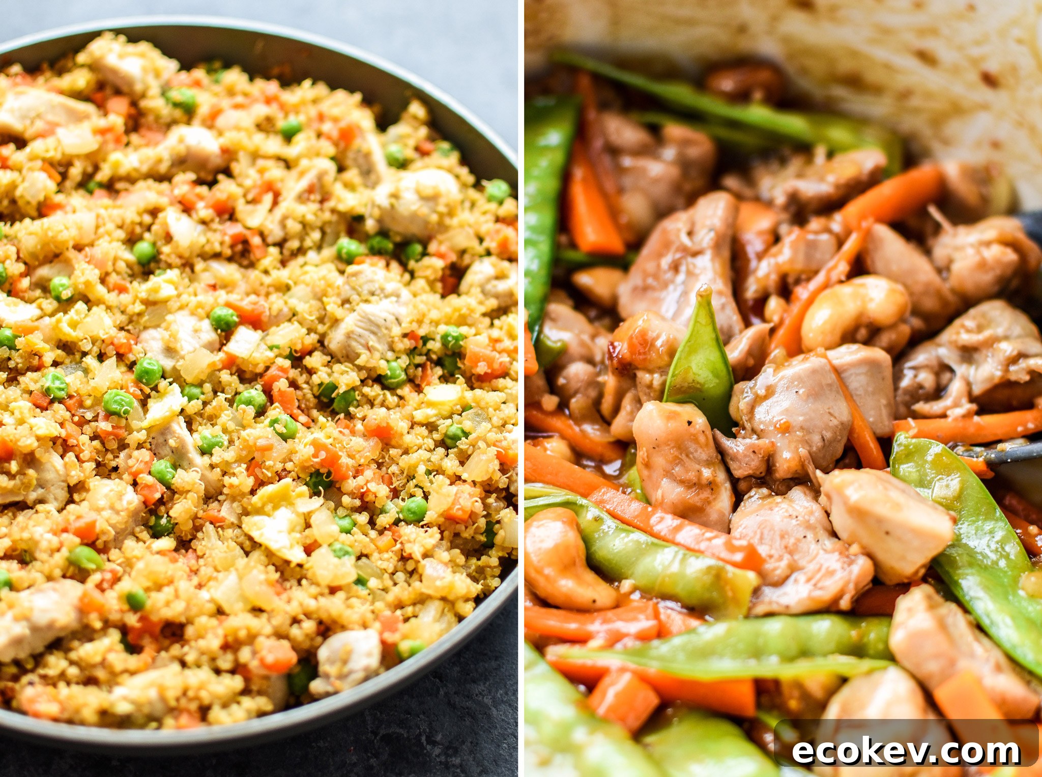 Two examples of meal you can prep for dinner and eat for leftovers in How to Meal Prep and Eat Different meals Every Day