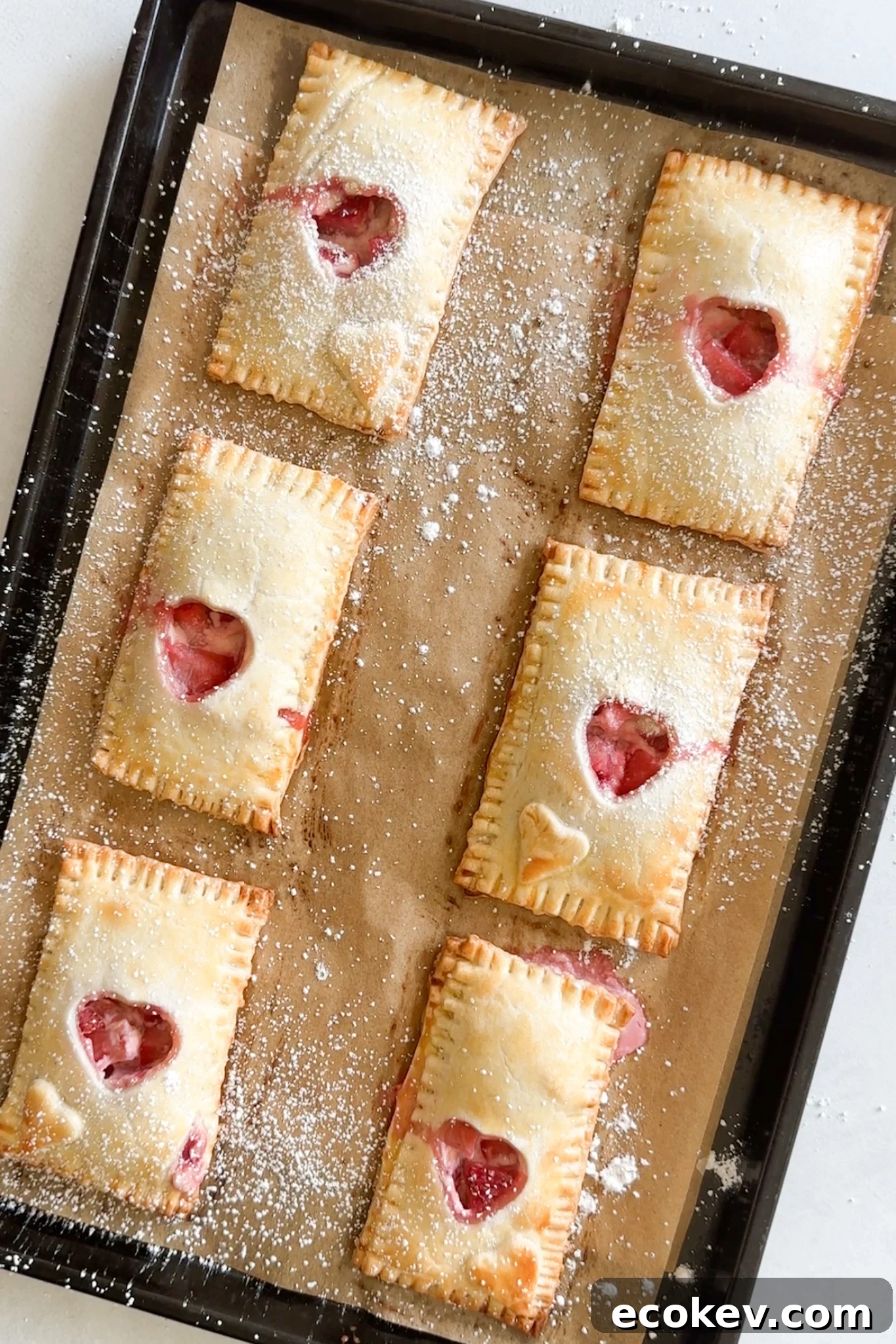 Strawberry cream cheese hand pies.