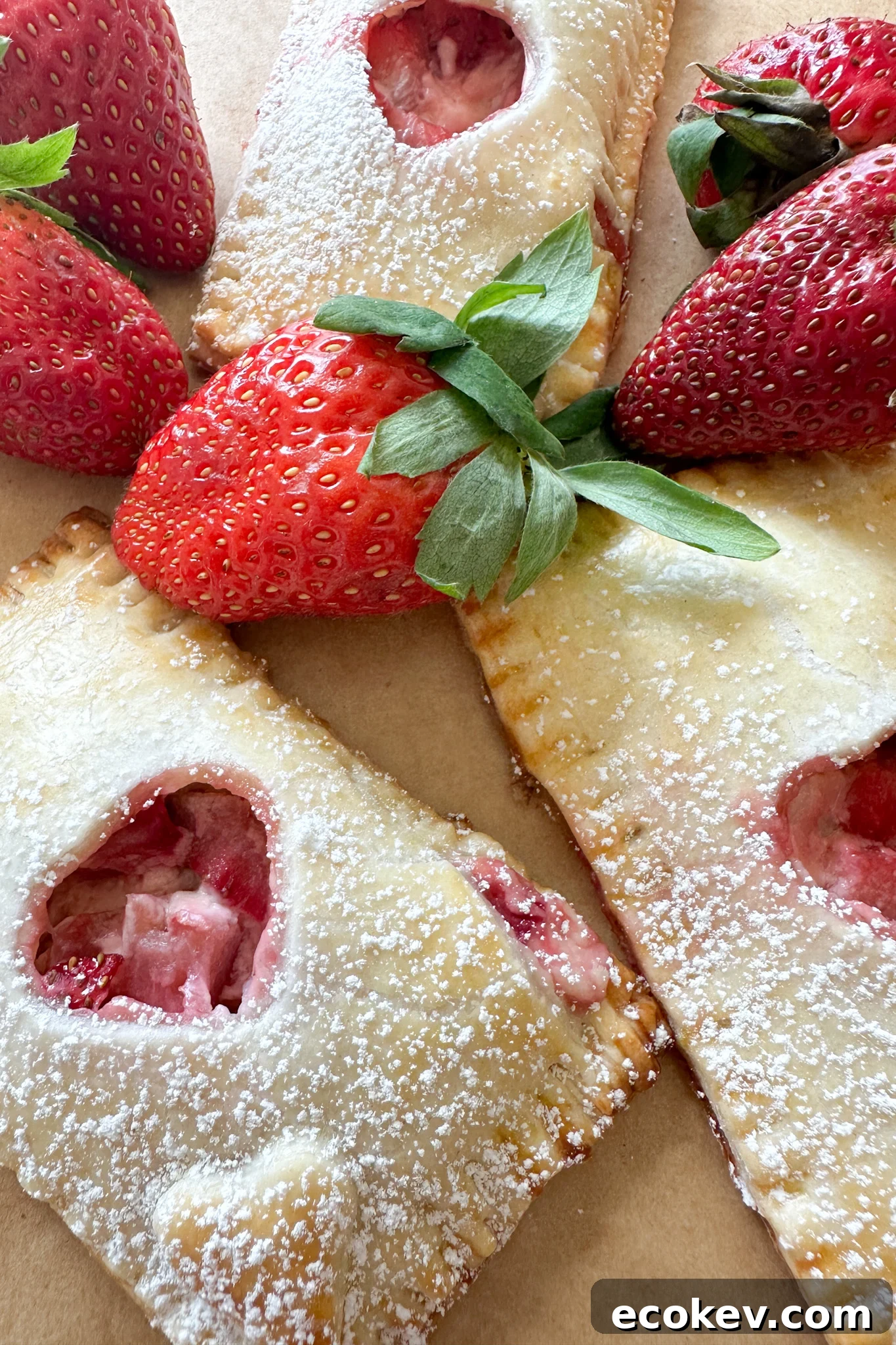 Strawberry cream cheese hand pies.