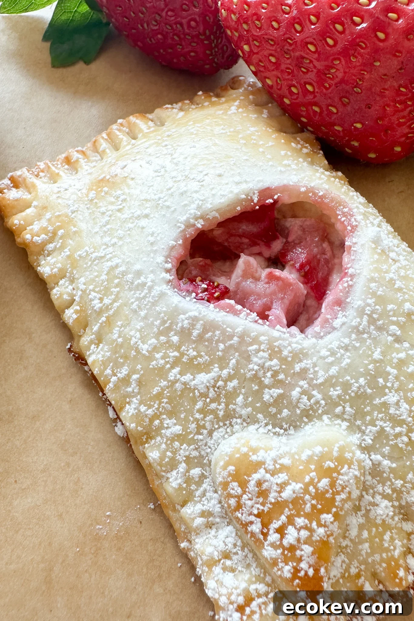 Strawberry cream cheese hand pies.