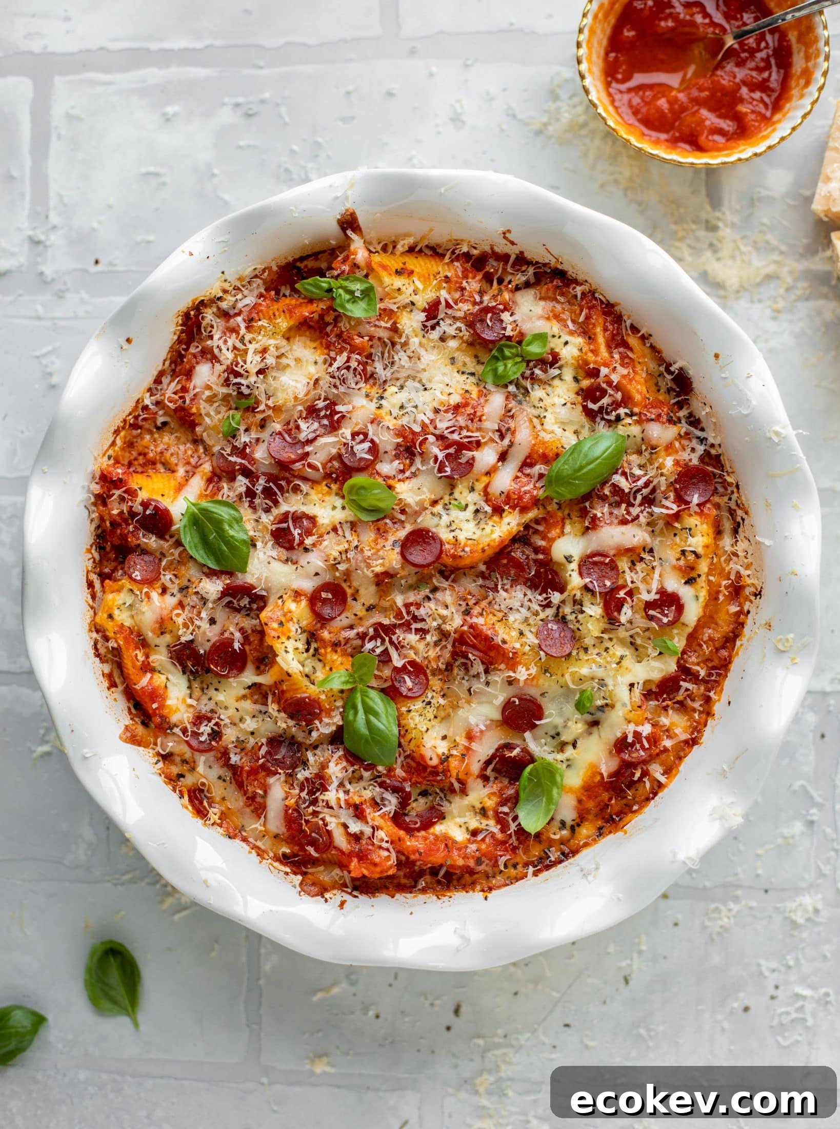 asiago pizza stuffed shells