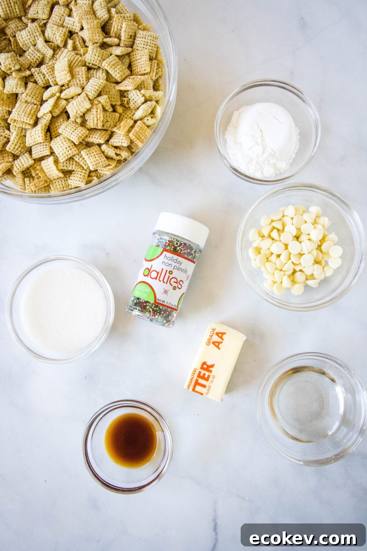 sugar cookie chex mix ingredients