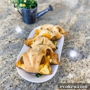 Sausage Egg Cheese Crescents