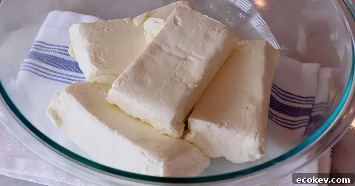 cream cheese in a bowl