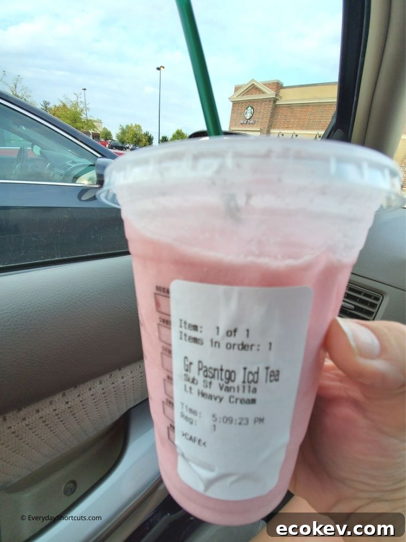 keto pink drink