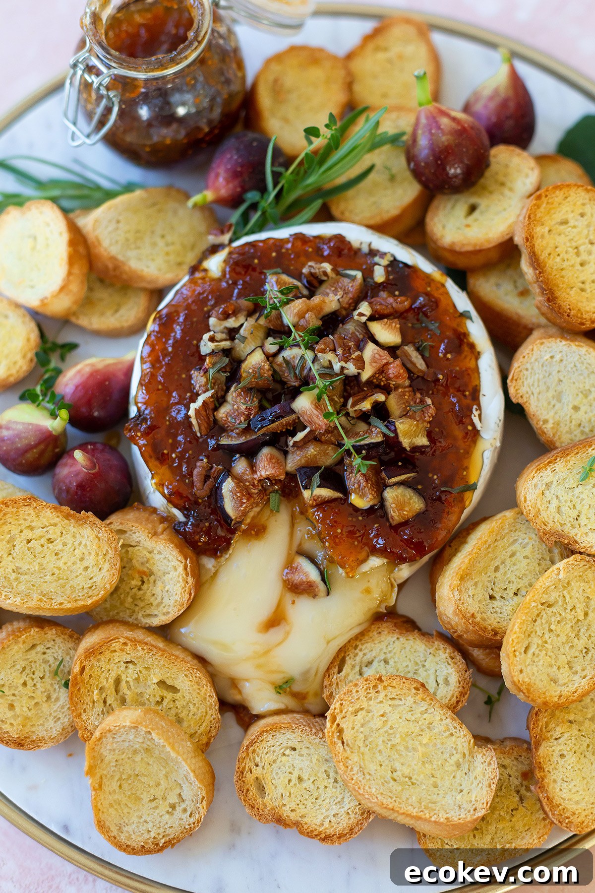 Baked Brie with Fig Jam