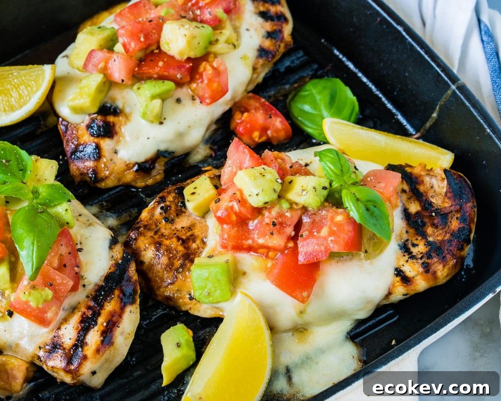 Avocado Salsa Grilled Chicken Recipe