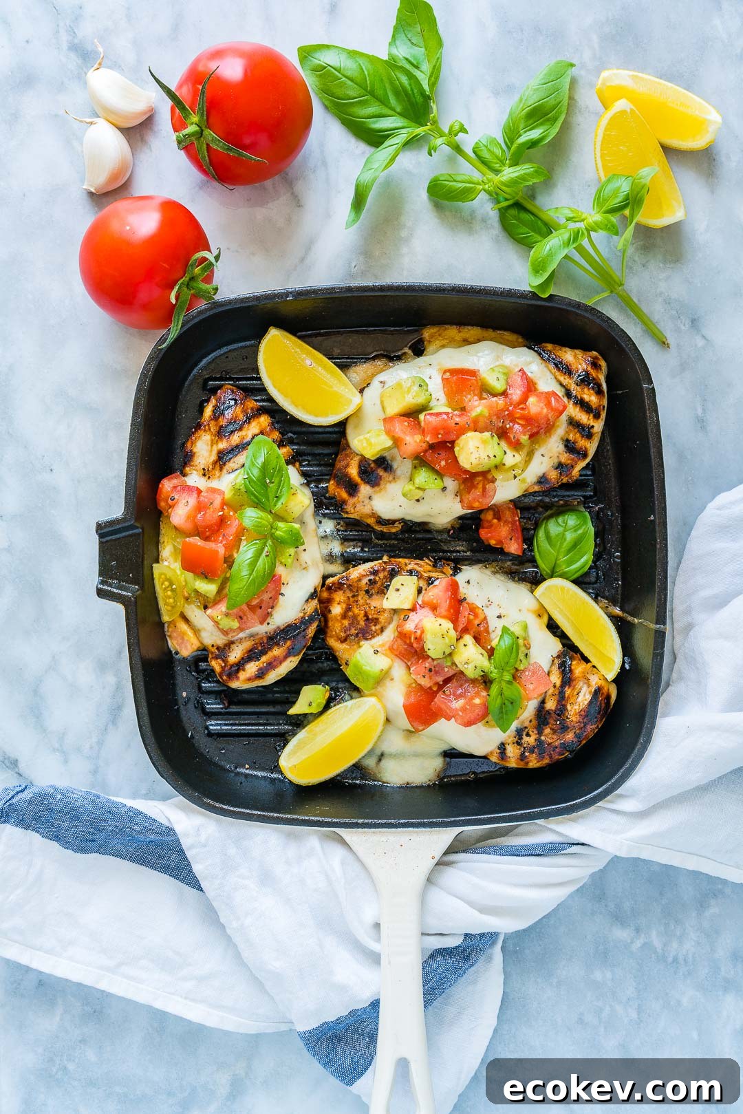 Clean Food Avocado Salsa Grilled Chicken