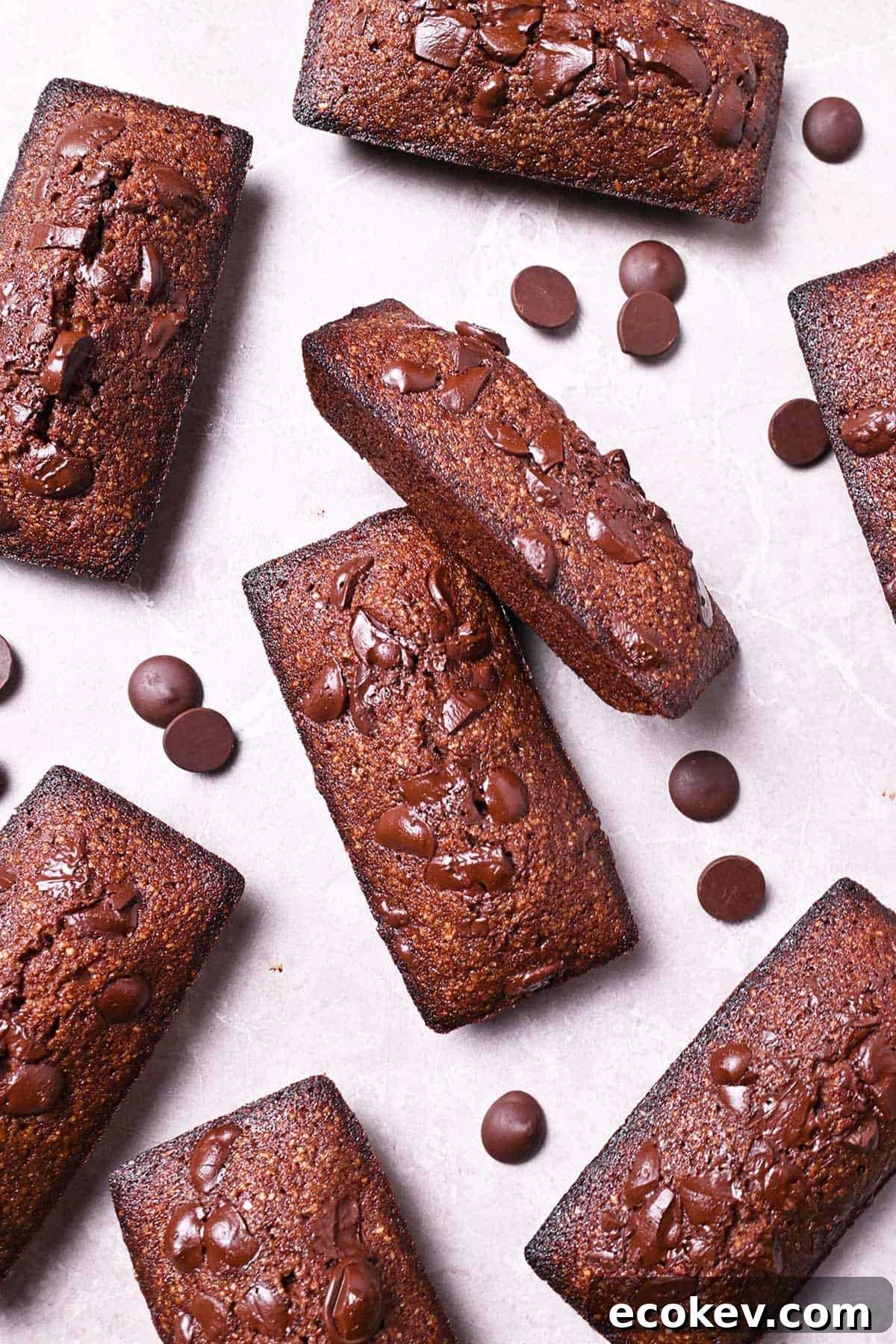 double chocolate financiers
