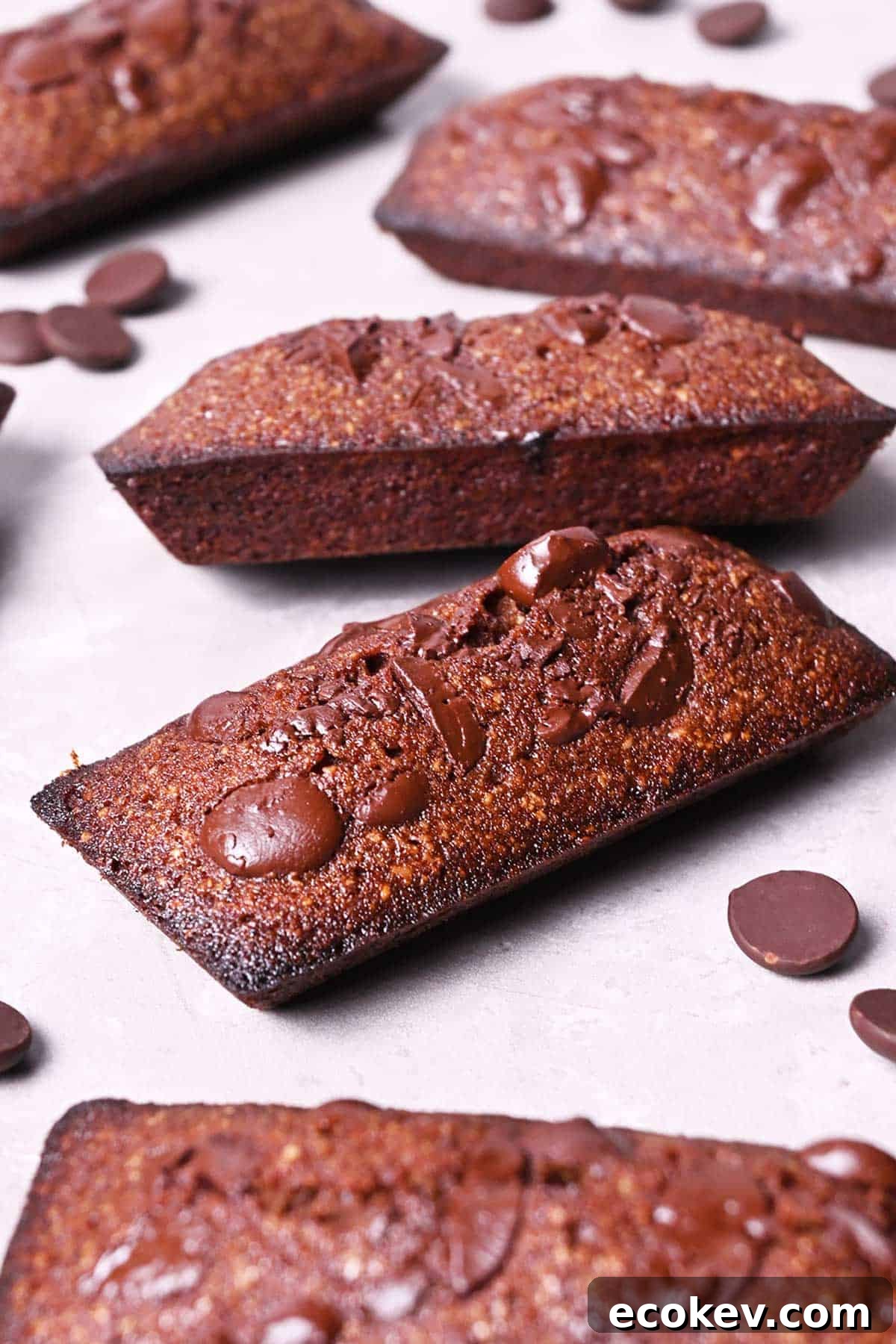 double chocolate financiers