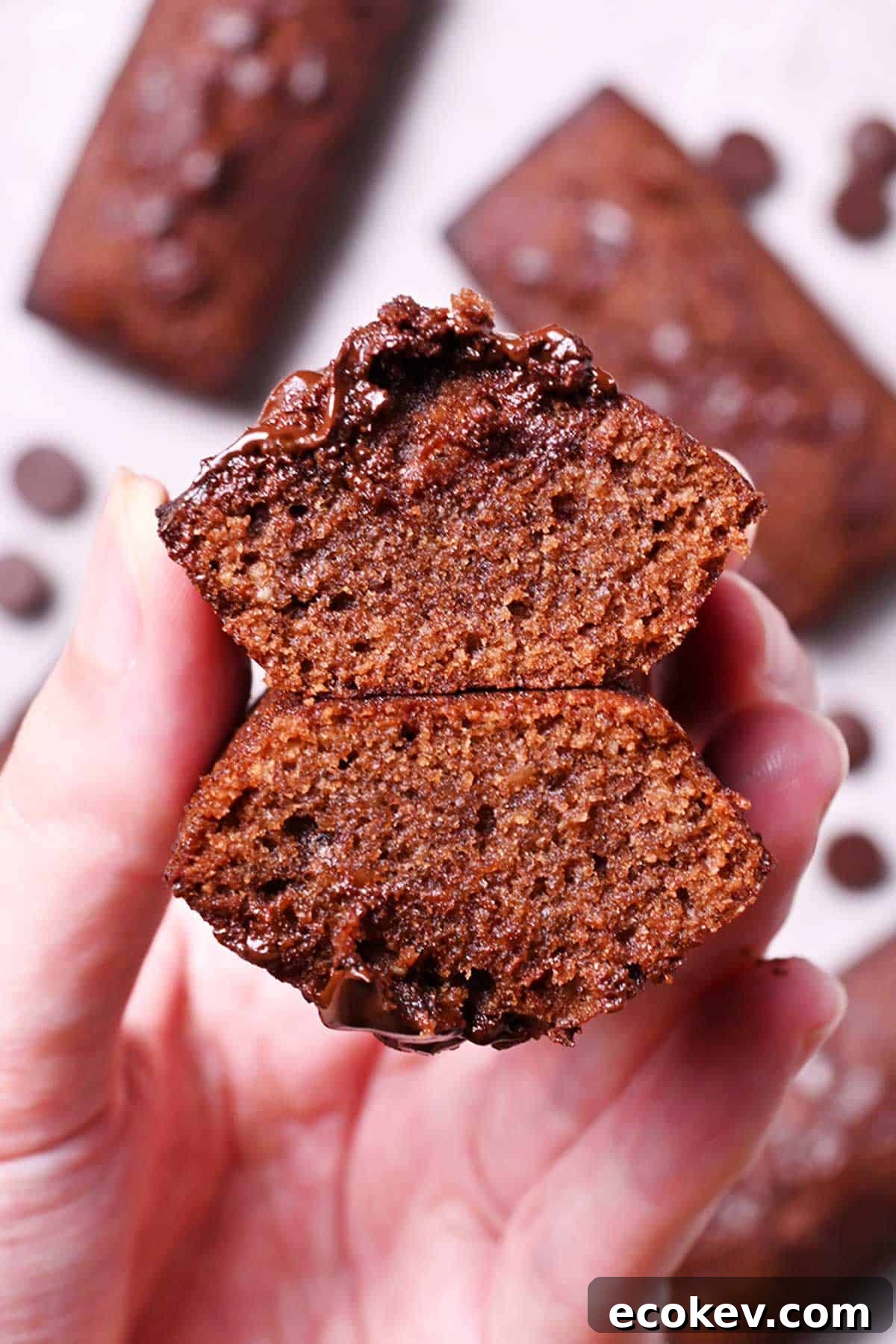 double chocolate financiers
