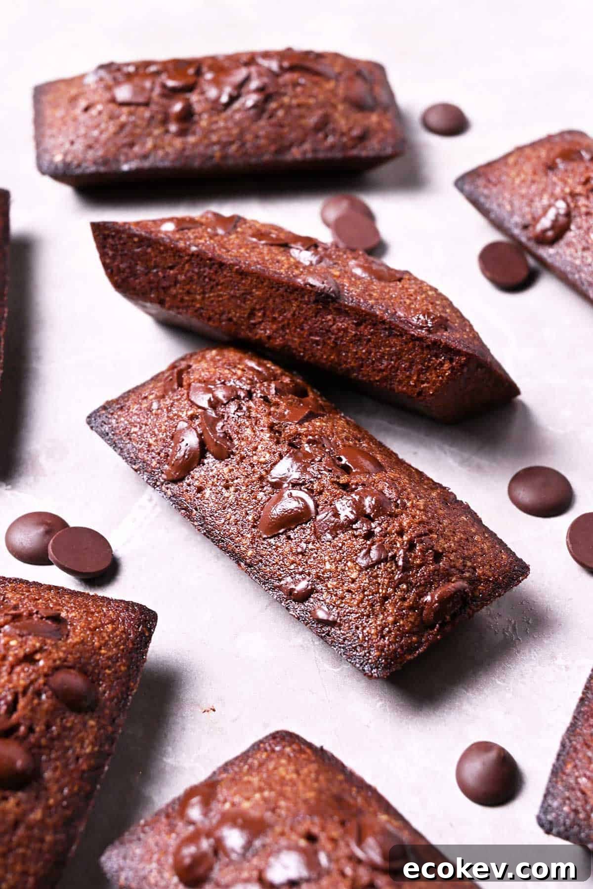 double chocolate financiers
