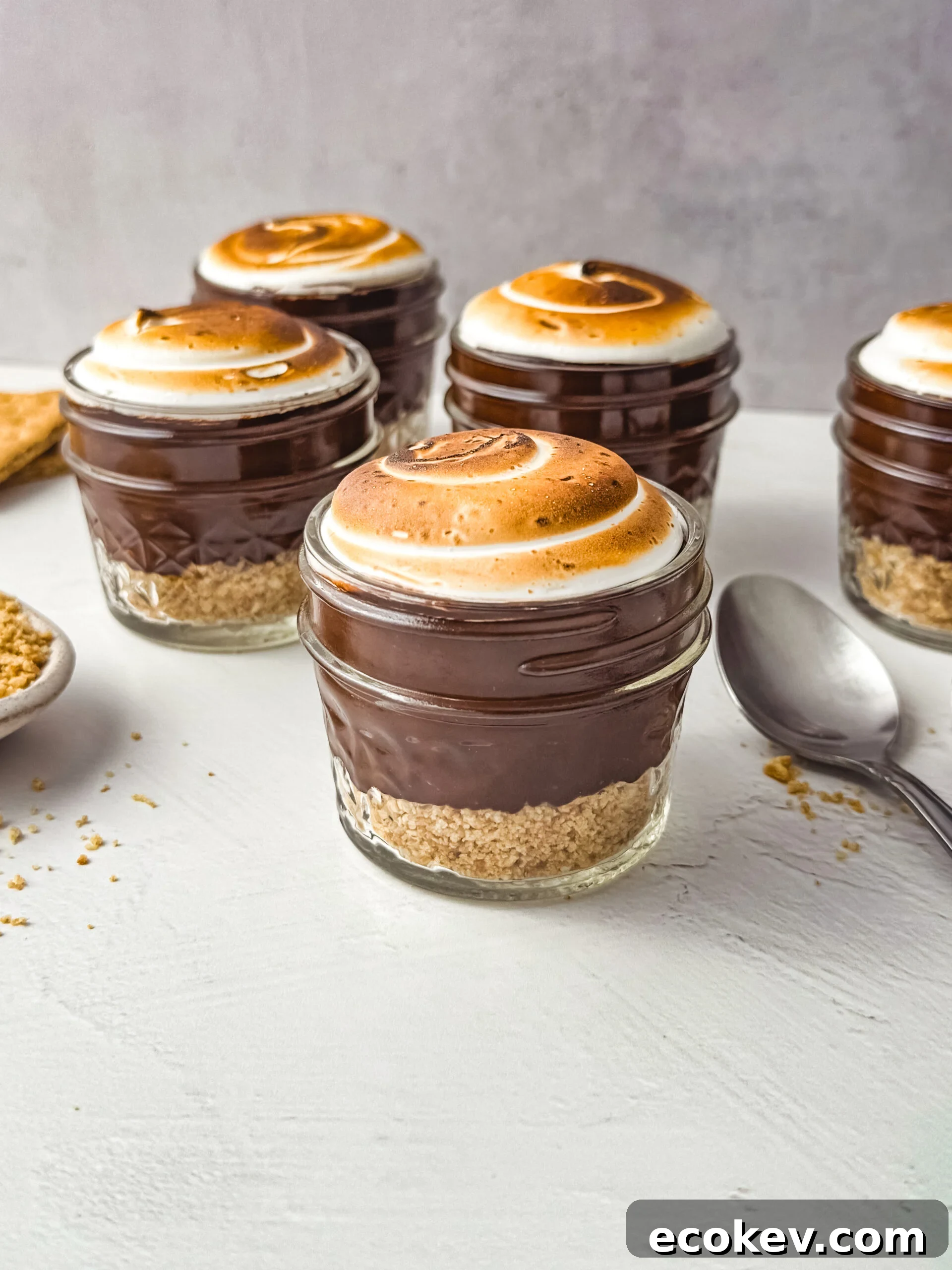 Finished pudding cups