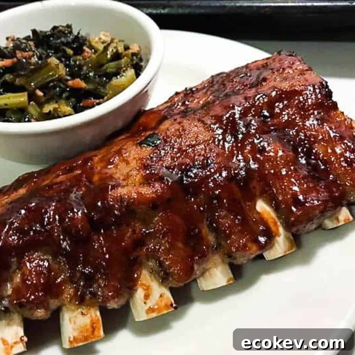 baby back ribs close up