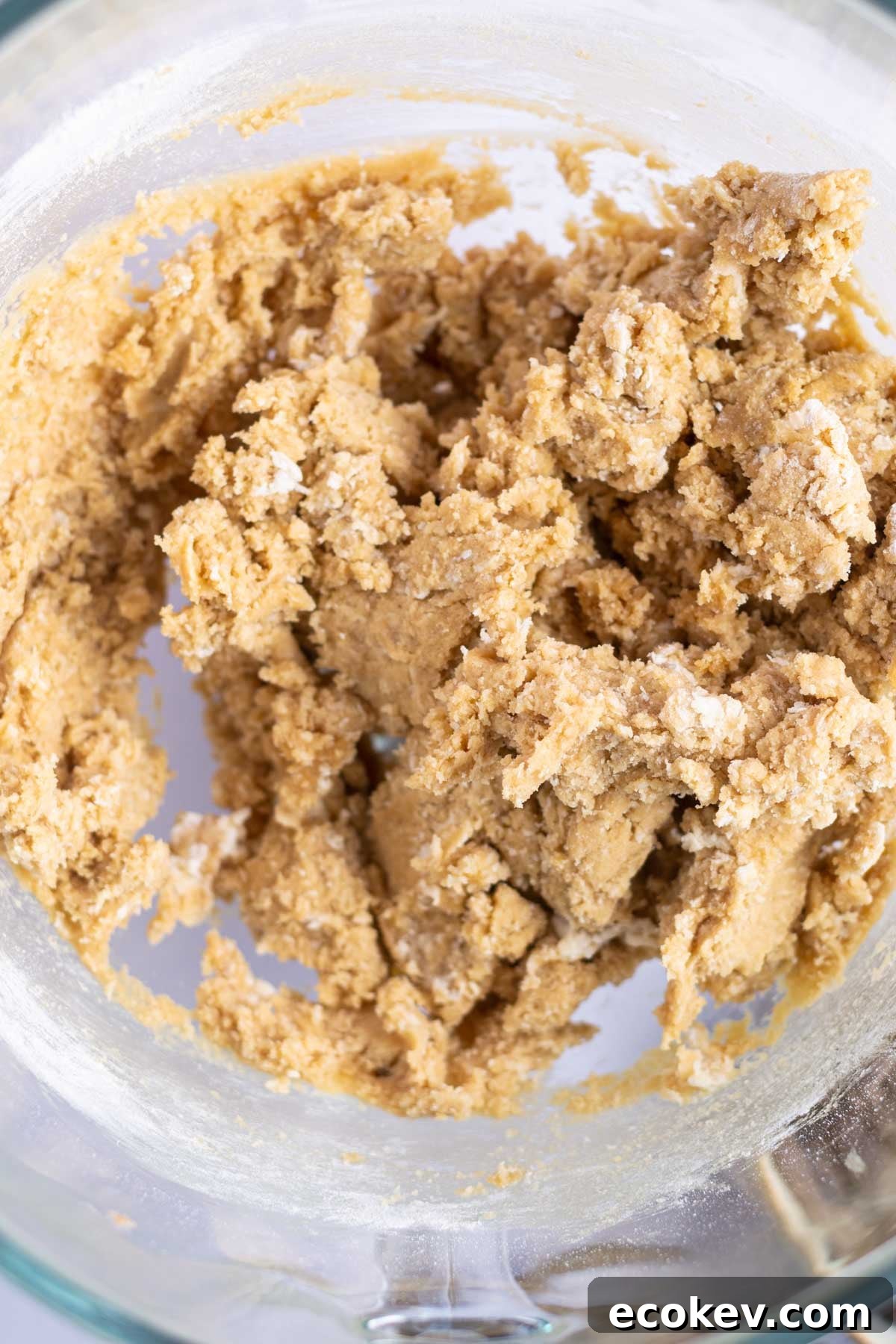 cookie dough before chocolate chips are added