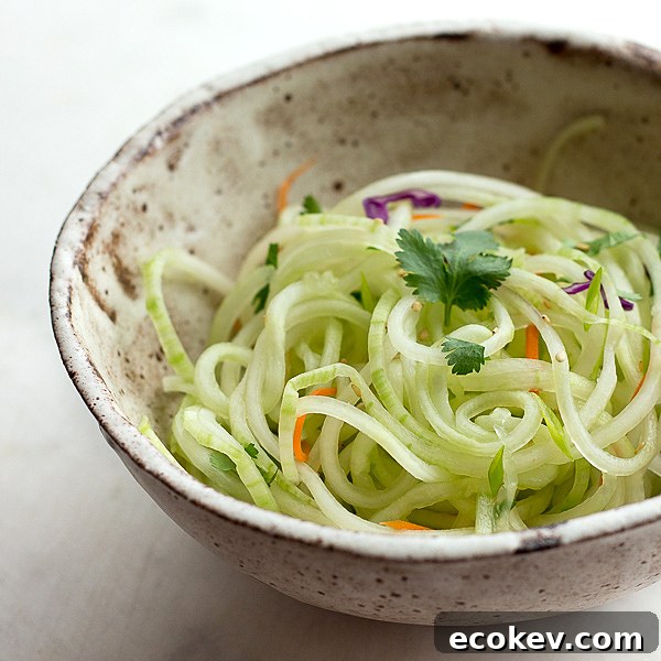 This refreshing Thai Cucumber Salad is a fast & easy side! low carb, sugar-free, Paleo & Keto.