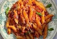 Penne Amatriciana Recipe: Authentic Tomato and Pancetta Pasta
