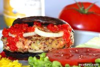 Artichoke and Chickpea Patties with Lemon-Garlic Sauce