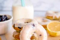 Lemon Blueberry Donuts with Glaze — Bright Citrus Berry Recipe