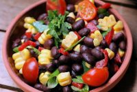 Summer Corn, Black Bean & Tomato Salad Recipe for BBQs and Picnics