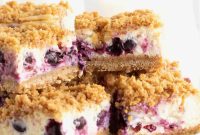 Lemon Blueberry Cheesecake Bars Recipe — Zesty Citrus & Berry Dessert