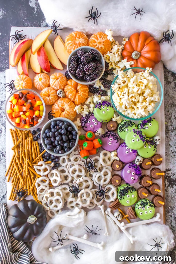 Halloween Themed Snack Board