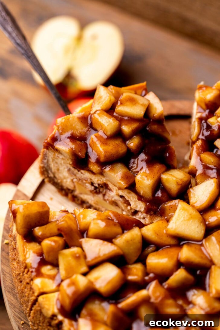 Top view of cheesecake.